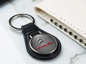 Citroen Bolso Llave Cuero Duradero Brillo Borde Premium